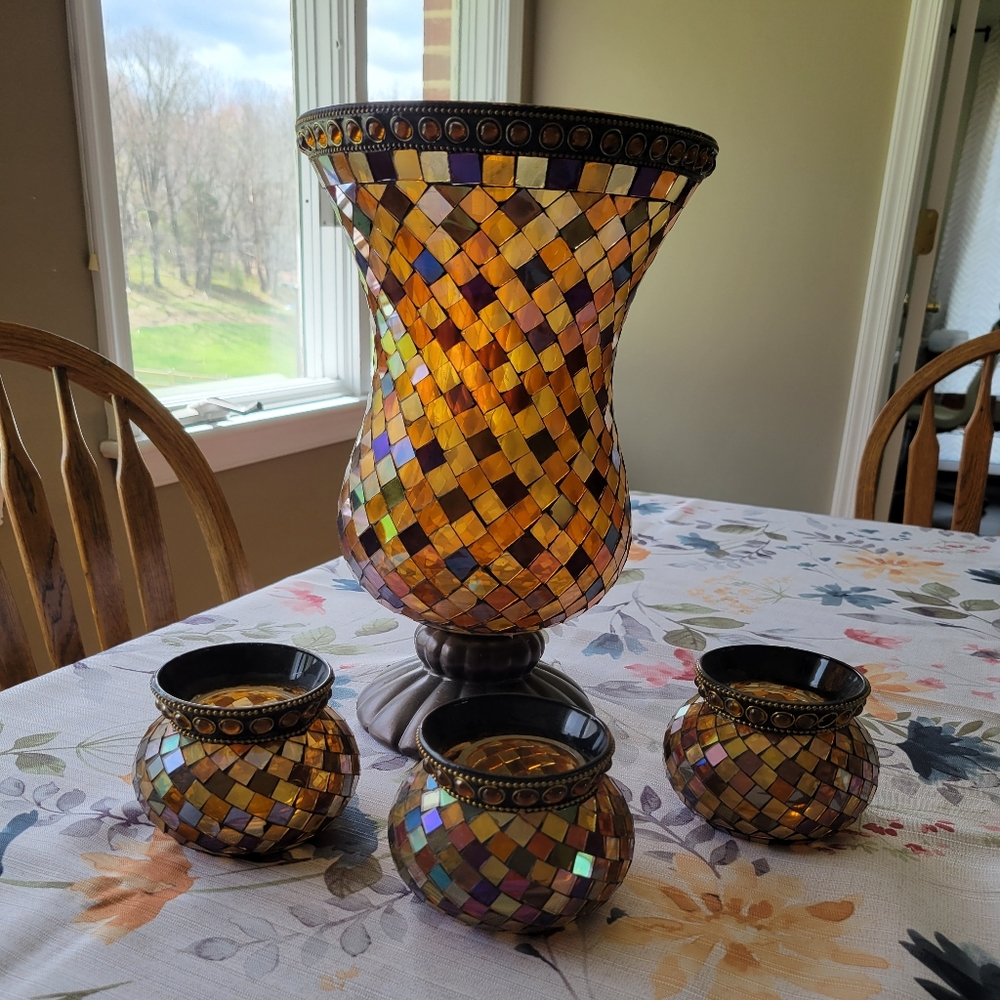 Partylite Mosaic Global Fusion Lot